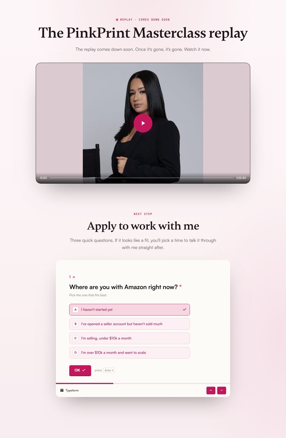 Replay + application preview